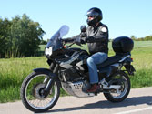 Imagen de postura en la motocicleta