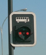Semáforo para el transporte público