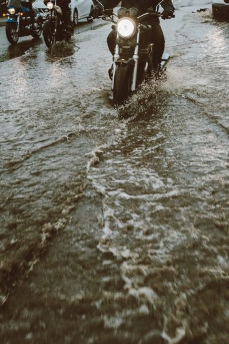 Imagen de calzada anegada